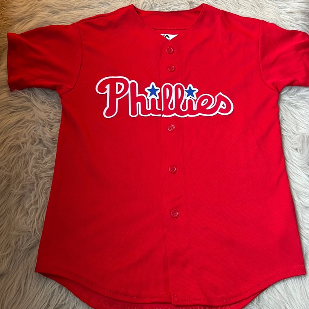 Boys, majestic Phillies jersey